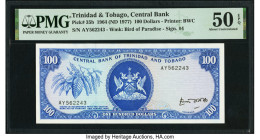 Trinidad & Tobago Central Bank of Trinidad and Tobago 100 Dollars 1964 (ND 1977) Pick 35b PMG About Uncirculated 50 EPQ. 

HID09801242017

© 2022 Heri...