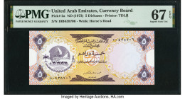 United Arab Emirates Currency Board 5 Dirhams ND (1973) Pick 2a PMG Superb Gem Unc 67 EPQ. 

HID09801242017

© 2022 Heritage Auctions | All Rights Res...