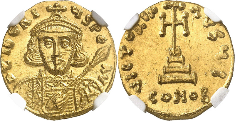 EMPIRE BYZANTIN
Tibère III Apsimar, 698-705. Solidus, Constantinople, officine ...