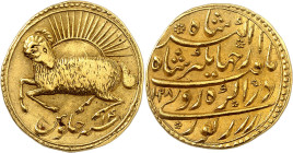 LE MONDE ARABE
India - Mughal Empire
Nur al-Din Muhammad Jahangir, AH 1014-1037 (1605-1627 CE). AV Mohur Zodiac constellation of Varak/Mesha (Aries ...