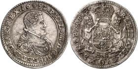 BELGIQUE
Brabant
Philippe IV, 1621-1665. Ducaton 1652, Bruxelles. DE POIDS DOUBLE. Buste drapé et cuirassé à droite / Ecu couronné entouré par deux ...