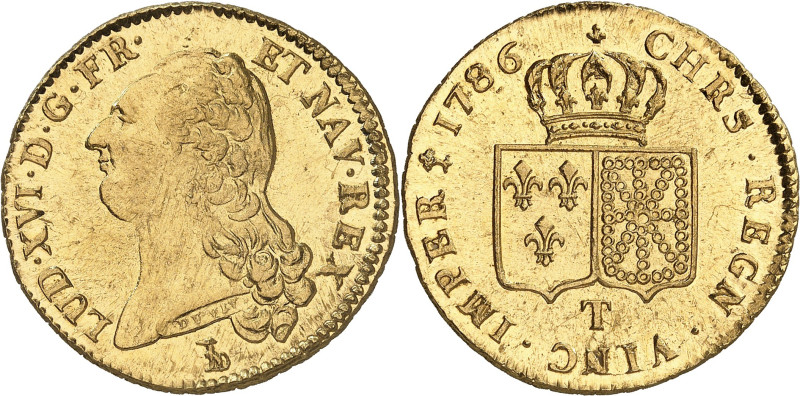 FRANCE
Royaume de France
Louis XVI, 1774-1792. Double Louis d'or à la tête nue...