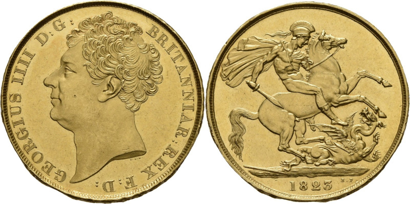 GRANDE-BRETAGNE 
Epoque moderne
George IV, 1820-1830. 2 Pounds 1823, Londres. ...