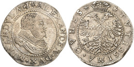 ITALIE
Mirandola
Alexandre I Pico, 1602-1637. Teston non daté, Mirandola. Buste drapé à droite / Aigle bicéphale surmontée d'une couronne. 8,22g. CN...