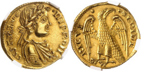 ITALIE
Sicile - Royaume
Frédéric II de Hohenstaufen, 1197-1250. Augustale non datée (1231-1250), Brindisi ou Messine. Buste lauré et drapé à droite ...