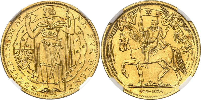 TCHÉCOSLOVAQUIE
Première République, 1918-1938. 5 Ducats commémoratifs 1929, Kr...
