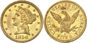 USA
5 Dollars 1856 C, Charlotte. 8,33g. Fr. 139.

Rare. Très beau.