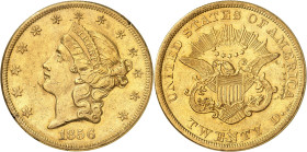 USA
20 Dollars 1856. 33,35g. Fr. 169.

TB.