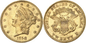USA
20 Dollars 1858. 33,36g. Fr. 169.

TB.