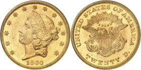 USA
20 Dollars 1860. 33,42g. Fr. 169.

Très bel exemplaire.