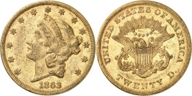 USA
20 Dollars 1863. 33,33g. Fr. 169.

TB.