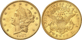 USA
20 Dollars 1875 CC, Carson City. 33,42g. Fr. 179.

Très bel exemplaire.