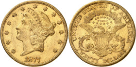 USA
20 Dollars 1877 CC, Carson City. 33,40g. Fr. 179.

TB.