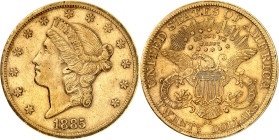 USA
20 Dollars 1885 CC, Carson City. 33,39g. Fr. 179.

Rare. Très beau.