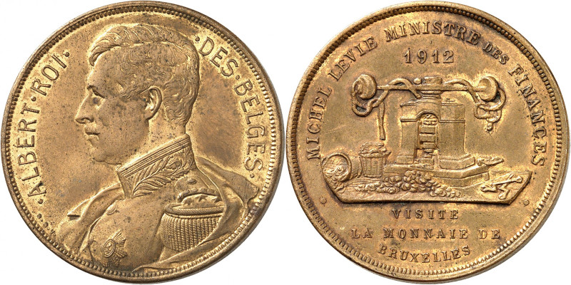 BELGIQUE
Royaume de Belgique
Albert I, 1909-1934. Module de 100 Francs émis à ...