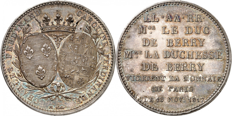 FRANCE
Epoque contemporaine
Louis XVIII, 1815-1824. Module de 5 Francs émis à ...