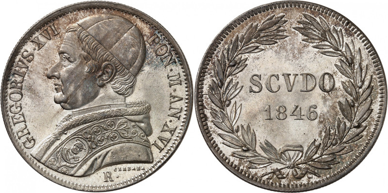 ITALIE
Rome et Etats pontificaux
Mauro Cappellari, Grégoire XVI, 1831-1846. Sc...