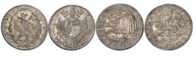 SUISSE
Saint-Gall (Abbaye) et Schaffhouse
Lot de 2 monnaies : Saint-Gall (Abbaye), Beda Angehrn von Hagenwil, 1767-1796, Taler 1796 V, et Schaffhous...