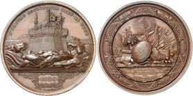 TURQUIE
Empire Ottoman
Abdul Mejid, 1839-1861. Médaille en bronze 1850 commémorant les réformes du sultan, par L.-J. Hart, Bruxelles. La forteresse ...