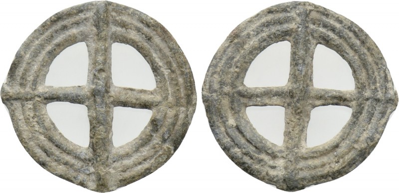 CENTRAL EUROPE or GAUL. Uncertain. Cast Ae "Roulle" (Wheel) Money (1st century B...