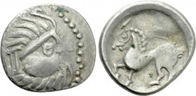 EASTERN EUROPE. Imitations of Philip II of Macedon (2nd-1st centuries BC). Drachm. Mint in the region of Velem, Hungary. "Kapostaler" type.