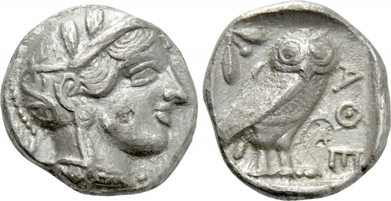 ATTICA. Athens. Tetradrachm (Circa 454-404 BC). 

Obv: Helmeted head of Athena...
