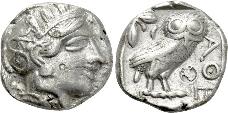ATTICA. Athens. Tetradrachm (Circa 454-404 BC). 

Obv: Helmeted head of Athena...