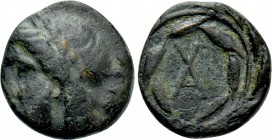 ACHAIA. Achaian League. Dyme? Ae Dichalkon (Late 3rd century BC).