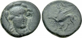 TROAS. Assos. Ae (Circa 4th-3rd centuries BC).