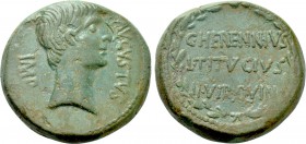 MACEDON. Uncertain (Pella or Dium?) Augustus (27 BC-14 AD). Ae. C. Herennius and L. Titucius, duoviri quinquennalis.
