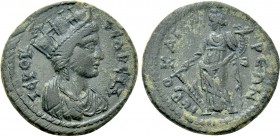 LYDIA. Hierocaesarea. Pseudo-autonomous. Time of the Severans (193-235). Ae.