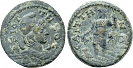 LYDIA. Saitta. Pseudo-autonomous. Time of Caracalla to Elagabalus (198-222). Ae.