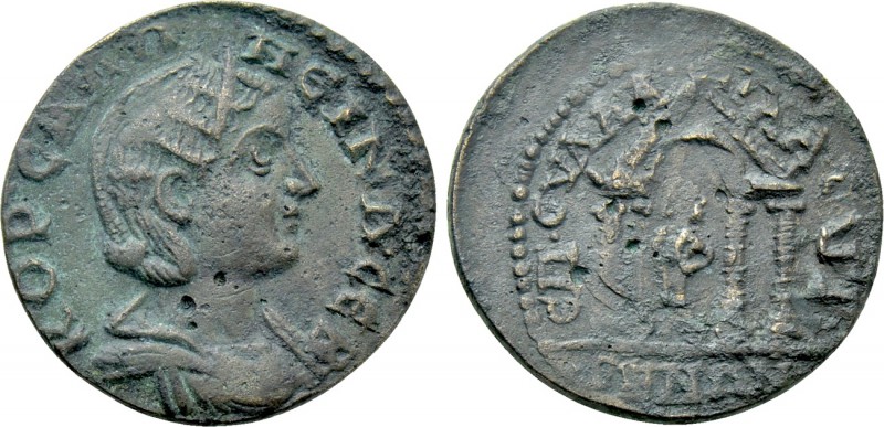 LYDIA. Saitta. Salonina (Augusta, 254-268). Ae. Sulla, asiarch. 

Obv: KOP CAΛ...