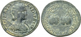 PHRYGIA. Hierapolis. Otacilia Severa (Augusta, 244-249). Ae. Homonoia with Sardis in Lydia.