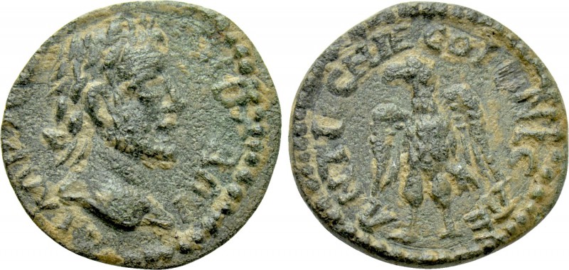 PISIDIA. Antioch. Antoninus Pius (138-161). Ae. 

Obv: Laureate head right.
R...