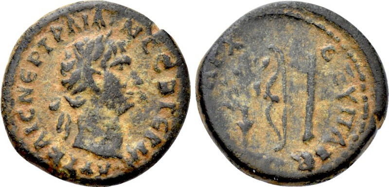 SELEUCIS AND PIERIA. Antioch. Trajan (98-117). Ae. Rome. Struck for use in the E...