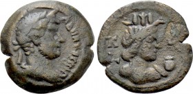 EGYPT. Alexandria. Hadrian (117-138). Ae Obol. Dated RY 22 (137/8).