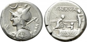 P. NERVA. Denarius (113-112 BC). Rome.
