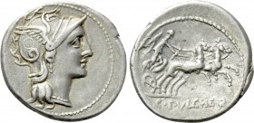 C. CLAUDIUS PULCHER. Denarius (110-109 BC). Rome.