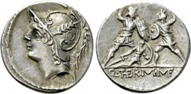 Q. THERMUS M.F. Denarius (103 BC). Rome.