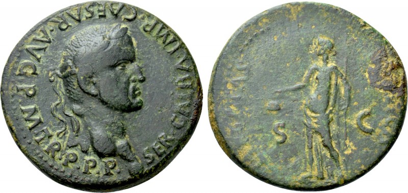 GALBA (68-69). As. Rome. 

Obv: SER GALBA IMP CAESAR AVG P M TR P P P. 
Laure...