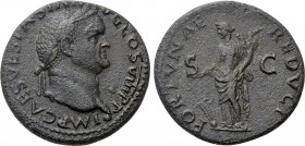 VESPASIAN (69-79). Dupondius. Lugdunum.
