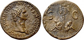 DOMITIAN (81-96). Dupondius. Rome.