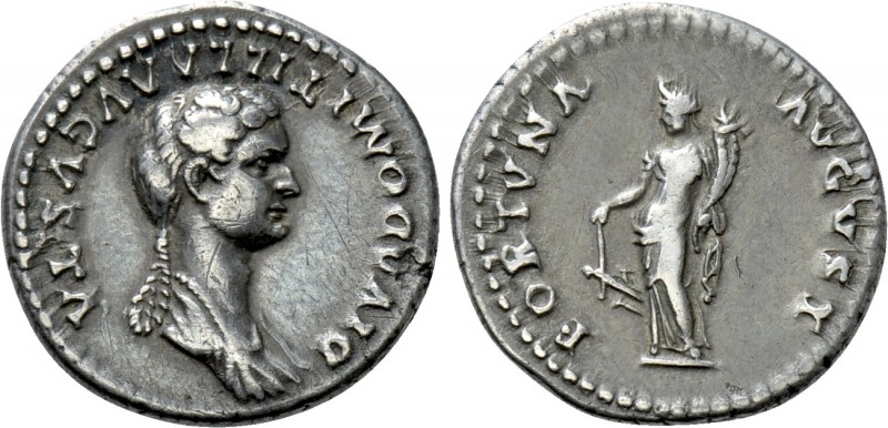 DIVA DOMITILLA I (Died before 69). Denarius. Rome. Struck under Domitian.

Obv...