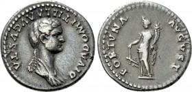 DIVA DOMITILLA I (Died before 69). Denarius. Rome. Struck under Domitian.