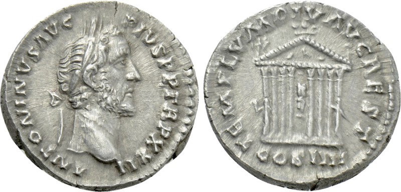 ANTONINUS PIUS (138-161). Denarius. Rome. 

Obv: ANTONINVS AVG PIVS P P TR P X...