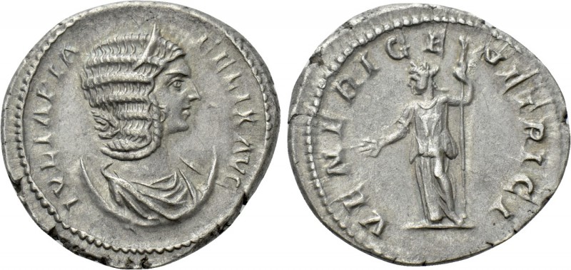 JULIA DOMNA (Augusta, 193-217). Antoninianus. Rome. 

Obv: IVLIA PIA PELIX AVG...