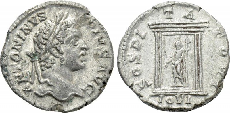 CARACALLA (198-217). Denarius. Rome.

Obv: ANTONINVS PIVS AVG.
Laureate head ...
