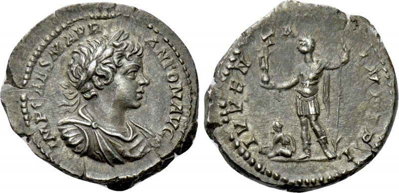 CARACALLA (198-217). Denarius. Rome.

Obv: IMP CAES M AVR ANTON AVG.
Laureate...
