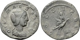 DIVA JULIA MAESA (Died 224/5). Denarius. Rome. Struck under Severus Alexander.